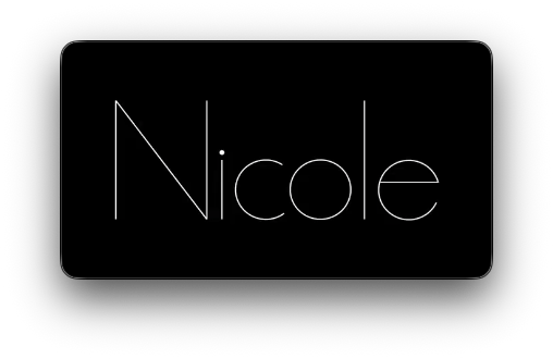 Nicole Writes Her Name with Mathematics