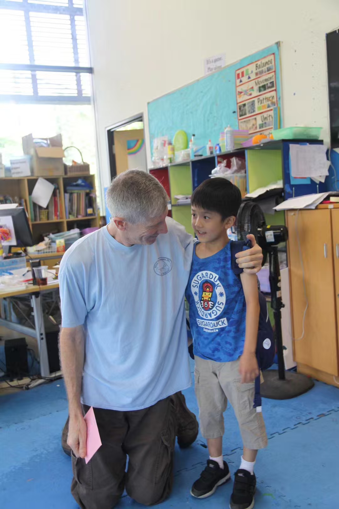 The Teacher Who Knelt Down